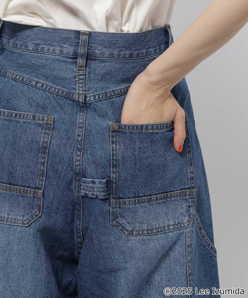 niko and...（ニコアンド）の「【IZUMIDA LEE】コラボ グラフィックペイントパンツ（その他パンツ・レディース・アイボリー/ブルー・LARGE/MEDIUM）」の15枚目の写真