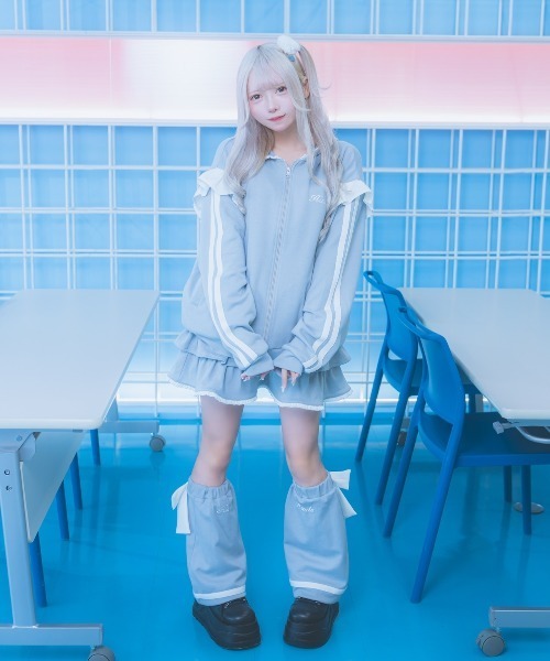 Hauls(ハウルズ)の「フリル天使ティアードスカート(スカート・レディース・ネイビー・F)」の9枚目の写真