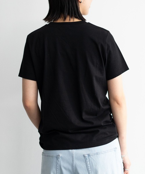 BARNYARDSTORM（バンヤードストーム）の「BARNYARDSTORM / DOGプリントT（Tシャツ/カットソー・レディース・ブラック/ホワイト・FREE）」の15枚目の写真