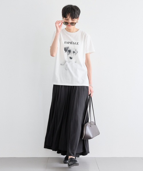 BARNYARDSTORM（バンヤードストーム）の「BARNYARDSTORM / DOGプリントT（Tシャツ/カットソー・レディース・ブラック/ホワイト・FREE）」の19枚目の写真