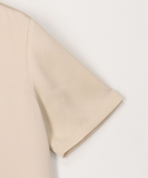 NOLLEY’S(ノーリーズ)の「オトナサテン半袖Tブラウス(シャツ/ブラウス・レディース・ホワイト/ネイビー/ベージュ/ブラック・36/38/40)」の16枚目の写真