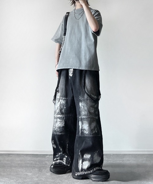 ADRER(アドラー)の「ESSENTIAL HEAVY COTTON PIGMENT TEE / エッセンシャルヘビーコットンピグメントTシャツ(Tシャツ/カットソー・メンズ・ミント/ネイビー/パープル/ライトグレー/ホワイト/ブラック/サックスブルー・XS/S/M/L)」の15枚目の写真
