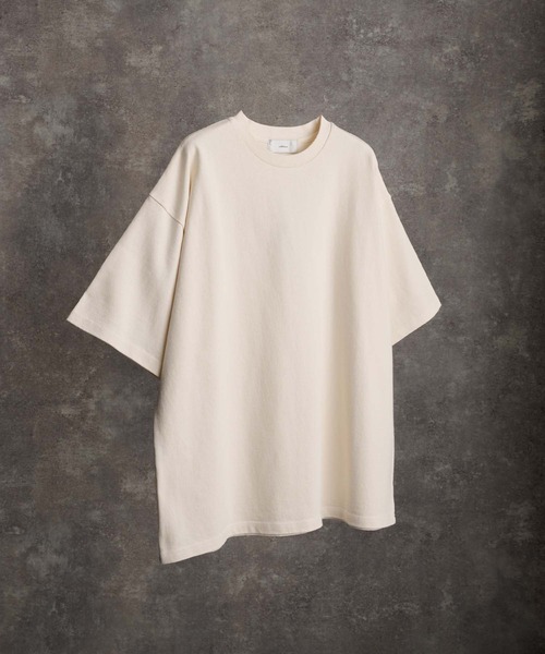 ADRER(アドラー)の「ESSENTIAL HEAVY COTTON PIGMENT TEE / エッセンシャルヘビーコットンピグメントTシャツ(Tシャツ/カットソー・メンズ・ミント/ネイビー/パープル/ライトグレー/ホワイト/ブラック/サックスブルー・XS/S/M/L)」の15枚目の写真
