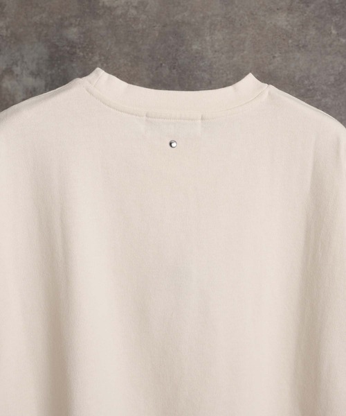 ADRER(アドラー)の「ESSENTIAL HEAVY COTTON PIGMENT TEE / エッセンシャルヘビーコットンピグメントTシャツ(Tシャツ/カットソー・メンズ・ミント/ネイビー/パープル/ライトグレー/ホワイト/ブラック/サックスブルー・XS/S/M/L)」の16枚目の写真