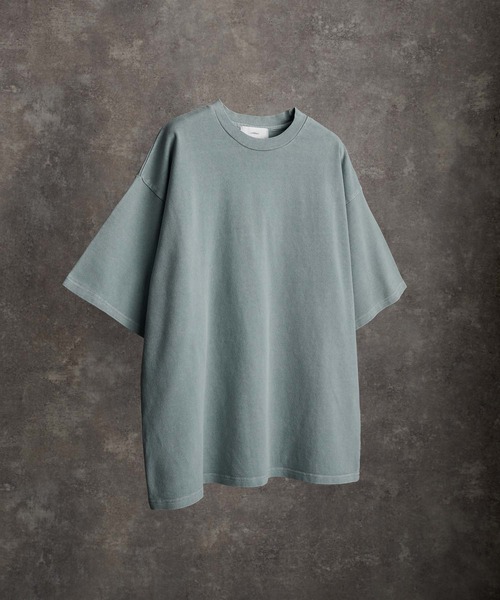 ADRER(アドラー)の「ESSENTIAL HEAVY COTTON PIGMENT TEE / エッセンシャルヘビーコットンピグメントTシャツ(Tシャツ/カットソー・メンズ・ミント/ネイビー/パープル/ライトグレー/ホワイト/ブラック/サックスブルー・XS/S/M/L)」の17枚目の写真