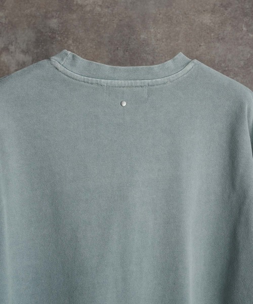 ADRER(アドラー)の「ESSENTIAL HEAVY COTTON PIGMENT TEE / エッセンシャルヘビーコットンピグメントTシャツ(Tシャツ/カットソー・メンズ・ミント/ネイビー/パープル/ライトグレー/ホワイト/ブラック/サックスブルー・XS/S/M/L)」の18枚目の写真