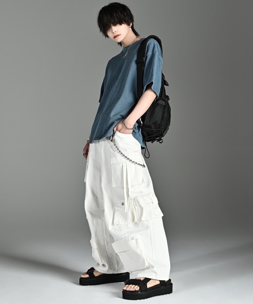 ADRER(アドラー)の「ESSENTIAL HEAVY COTTON PIGMENT TEE / エッセンシャルヘビーコットンピグメントTシャツ(Tシャツ/カットソー・メンズ・ミント/ネイビー/パープル/ライトグレー/ホワイト/ブラック/サックスブルー・XS/S/M/L)」の16枚目の写真