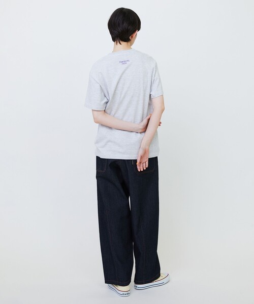 FRAPBOIS（フラボア）の「ドットパーキーT（Tシャツ/カットソー・レディース・チャコールグレー/グレー/ホワイト・1/2）」の10枚目の写真