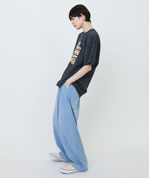 FRAPBOIS（フラボア）の「ドットパーキーT（Tシャツ/カットソー・レディース・チャコールグレー/グレー/ホワイト・1/2）」の17枚目の写真