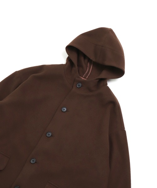 BASISBROEK（バシスブルック）の「[BASISBROEK ] CIRCUS / メルトンウールミドルパーカー（その他アウター・レディース・ブラウン・1）」の10枚目の写真