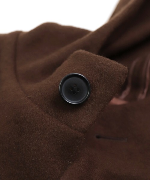 BASISBROEK（バシスブルック）の「[BASISBROEK ] CIRCUS / メルトンウールミドルパーカー（その他アウター・レディース・ブラウン・1）」の13枚目の写真
