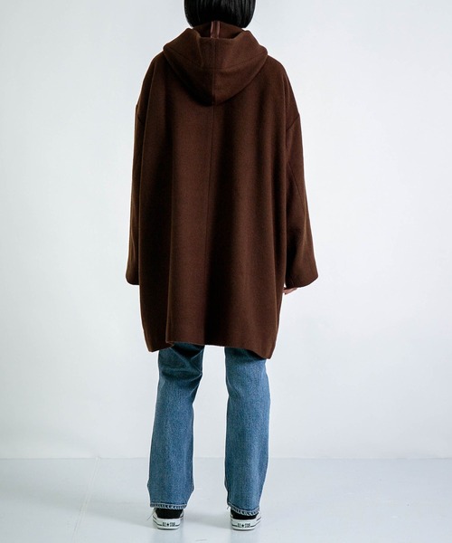 BASISBROEK（バシスブルック）の「[BASISBROEK ] CIRCUS / メルトンウールミドルパーカー（その他アウター・レディース・ブラウン・1）」の5枚目の写真