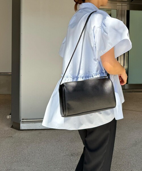 NOLLEY’S（ノーリーズ）の「スクエアワンショルダーバッグ（ショルダーバッグ・レディース・カーキブラウン/ブラック/オフホワイト/サックスブルー・FREE）」の7枚目の写真