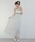 Ambre NeigeiAul[Wj́ustripe shirring dress / XgCvV[Os[Xis[XjvbAC{[