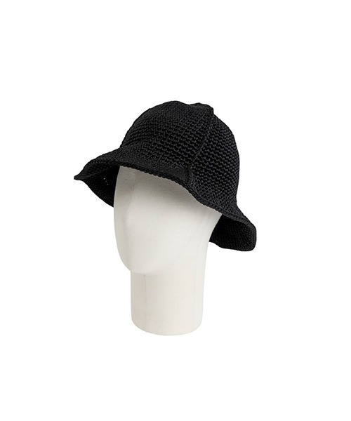 5525Gallery×KIJIMA TAKAYUKI（ゴーゴーニーゴーギャラリーカケルキジマタカユキ）の「KIJIMA TAKAYUKI / キジマ タカユキ：【レディース】POLY HAND KNIT TULIP HAT：WKN-251111[ANN]（ハット・レディース・ブラック・FREE）」の3枚目の写真