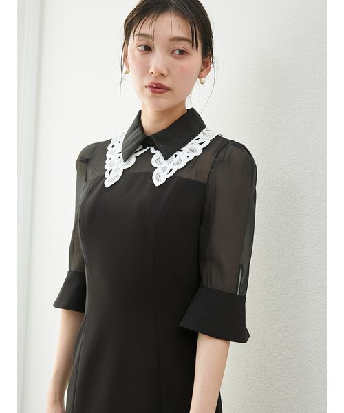 snidel マーメイドドレス 結婚式 値下げ可 出品7月下旬まで セール】ダブルカラーマーメイドドレス（ワンピース）｜SNIDEL