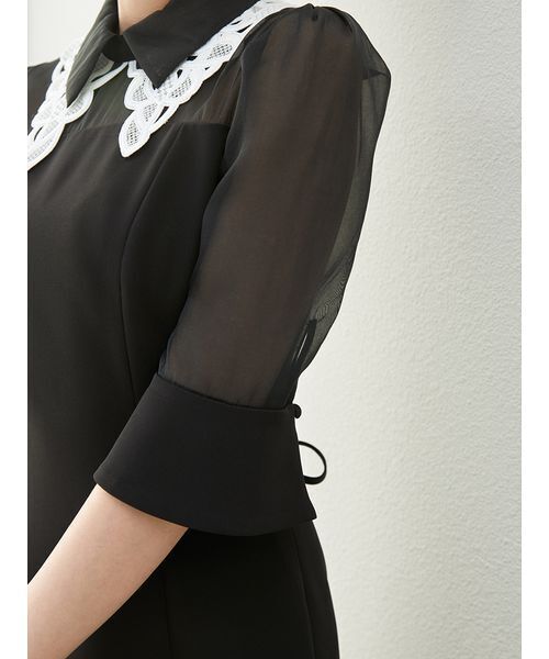 SNIDEL（スナイデル）の「ダブルカラーマーメイドドレス（ワンピース