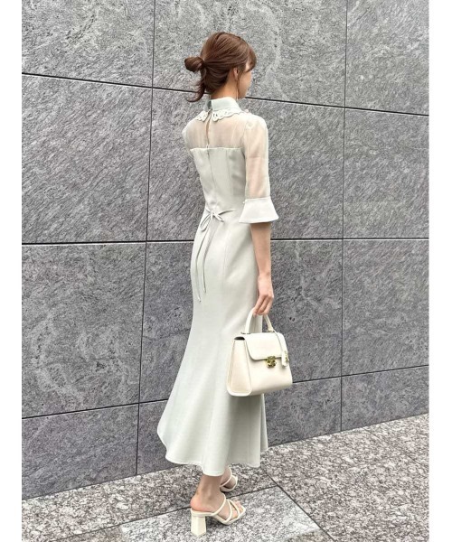 snidel マーメイドドレス 結婚式 値下げ可 出品7月下旬まで セール】ダブルカラーマーメイドドレス（ワンピース）｜SNIDEL