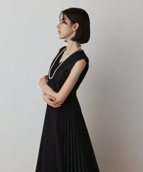 GRACE CONTINENTAL（グレースコンチネンタル）の「ブライトメッシュワンピース（ワンピース・レディース・グレー/ブラック・36/38）」の8枚目の写真