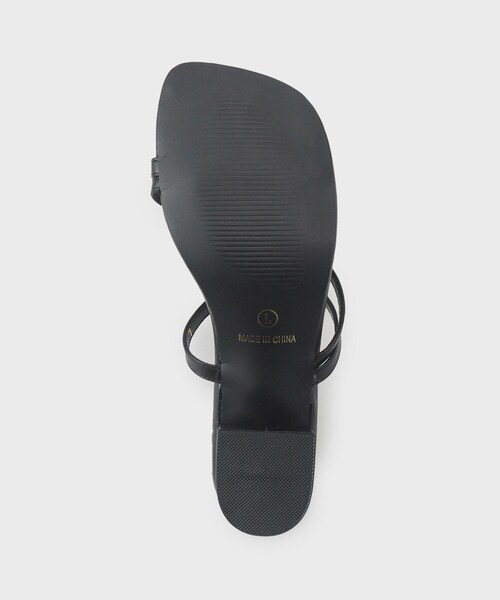 THE SHOP TK （ザ ショップ ティーケー ）の「メタルトングサンダル（パンプス・レディース・ブラック・35/45）」の6枚目の写真