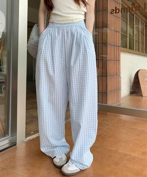 miumiu ギンガムチェック　パンツ ギンガムチェック MiuMiu(ミュウミュウ) ボトムス(レディース