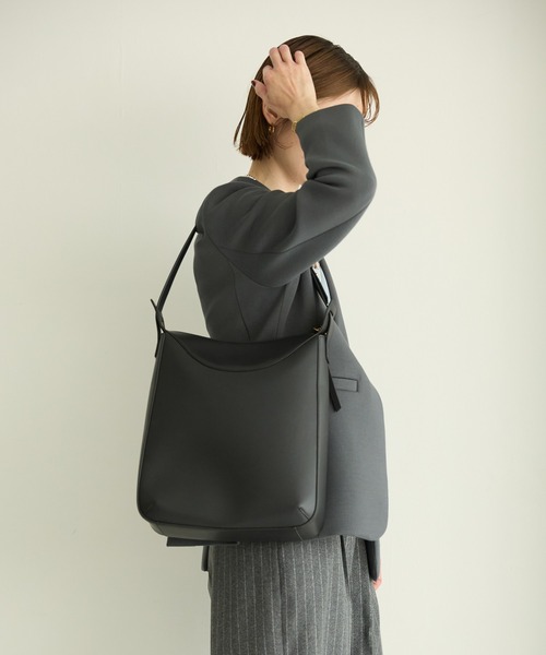 HASHIBAMI（ハシバミ）の「【HASHIBAMI】フェズ タテナガ ショルダーバッグ（ショルダーバッグ・レディース・ダークブラウン/ブラック・FREE）」の9枚目の写真