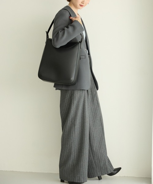 HASHIBAMI（ハシバミ）の「【HASHIBAMI】フェズ タテナガ ショルダーバッグ（ショルダーバッグ・レディース・ダークブラウン/ブラック・FREE）」の10枚目の写真