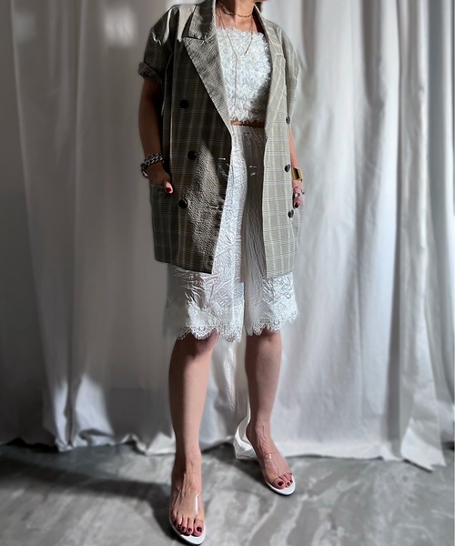 PROVOKE （プロヴォーク）の「SATIN SHORTS（その他パンツ・レディース・ブラック/ホワイト・FREE）」の3枚目の写真