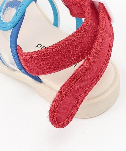 petit main(プティマイン)の「【WEB限定】配色クリアサンダル(サンダル・キッズ・ブラック/ブルーグレー/レッド・18cm/17cm/19cm/16cm)」の10枚目の写真