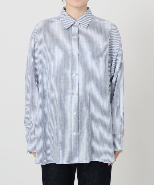 SLOBE IENA(IENA SLOBE)◆25SS/リネンコットンカシュクールシャツ/長袖シャツ/FREE/リネン/WHT/25050912602020 SLOBE IENA｜リネンコットンカシュクールシャツ | Rakuten