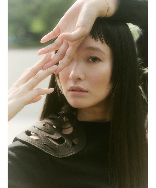 Ray BEAMS（レイビームス）の「【別注】MIYAO / ニット カーディガン（カーディガン/ボレロ・レディース・ブラック/イエロー・ONE SIZE）」の12枚目の写真