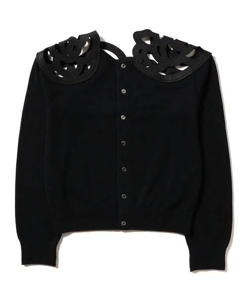 Ray BEAMS（レイビームス）の「【別注】MIYAO / ニット カーディガン（カーディガン/ボレロ・レディース・ブラック/イエロー・ONE SIZE）」の13枚目の写真