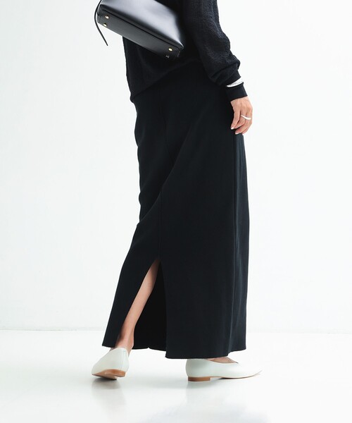 追加】シンプル タイト ニットスカート .M［手洗い可］（スカート