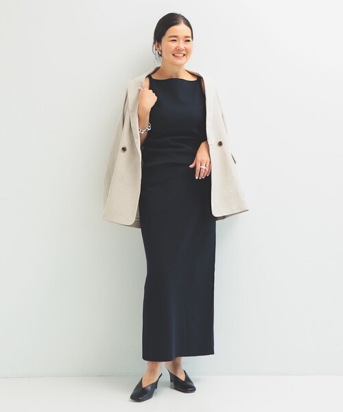 シンプル タイト ニットスカート .M［手洗い可］（スカート）｜Demi