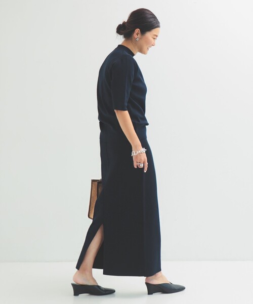 追加】シンプル タイト ニットスカート .M［手洗い可］（スカート