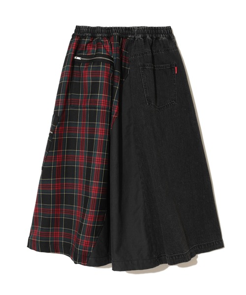 UNDERCOVER アンダーカバー 総柄 切替 ラップスカート FREE BLACK｜UC1E4P01｜UNDERCOVER OFFICIAL ONLINE STORE