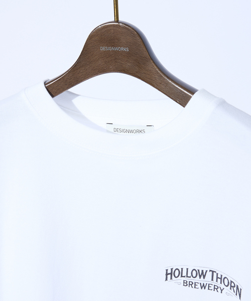 DESIGNWORKS(デザインワークス)の「【HOLLOW THORN】プリント Tシャツ(Tシャツ/カットソー・メンズ・ブラック/ホワイト・48/44/46)」の4枚目の写真