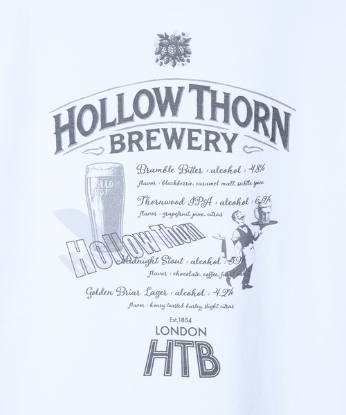 DESIGNWORKS(デザインワークス)の「【HOLLOW THORN】プリント Tシャツ(Tシャツ/カットソー・メンズ・ブラック/ホワイト・48/44/46)」の8枚目の写真