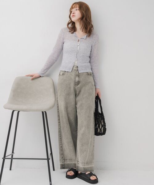 RETRO GIRL（レトロガール）の「マクラメハンドバッグ（ハンドバッグ・レディース・ブルー/ナチュラル/ブラック・ONE SIZE）」の14枚目の写真