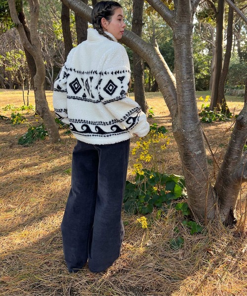ROXY(ロキシー)の「SURF ON CLOUD CORD S /ロキシーコーデュロイストレッチワイドパンツ(その他パンツ・レディース・ブラック系その他・24inch/26inch/28inch)」の3枚目の写真