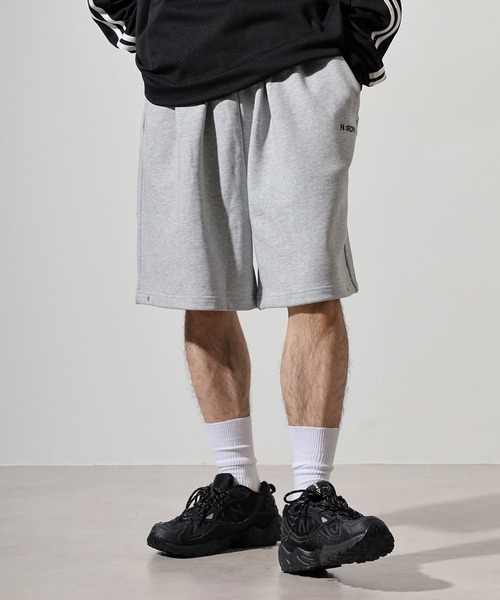 NERDY（ノルディ）の「バミューダスウェットパンツ（スウェットパンツ・メンズ・ブラック/ホワイト/グレー・S/M/L/SS）」の18枚目の写真