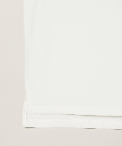 three dots（スリードッツ）の「プレイフルアウトフィット パフスリーブTシャツ（Tシャツ/カットソー・レディース・ブラック/ネイビー/ホワイト/ボルドー・SMALL）」の8枚目の写真
