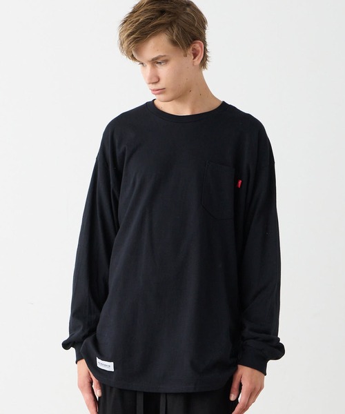 VIRGOwearworks（ヴァルゴウェアワークス）の「DARK POCKET STRIKE L/S（Tシャツ/カットソー・メンズ・ホワイト/ブラック・2/3/4）」の2枚目の写真