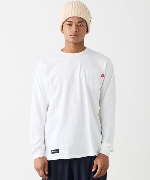 VIRGOwearworks（ヴァルゴウェアワークス）の「DARK POCKET STRIKE L/S（Tシャツ/カットソー・メンズ・ホワイト/ブラック・2/3/4）」の9枚目の写真