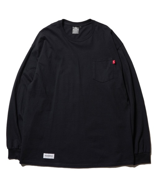 VIRGOwearworks（ヴァルゴウェアワークス）の「DARK POCKET STRIKE L/S（Tシャツ/カットソー・メンズ・ホワイト/ブラック・2/3/4）」の4枚目の写真