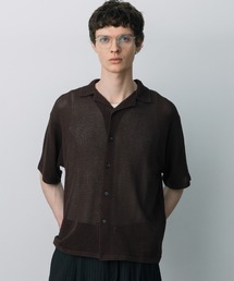 LURAKU | 【LURAKU】sheer open-collar shirt/ シアーオープンカラーシャツ(シャツ/ブラウス)