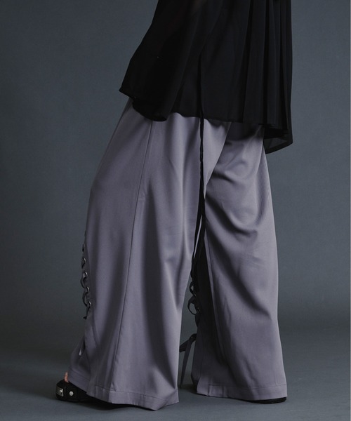 Ellno Loset（エルノロゼット）の「レースアップワイドバギーパンツ（その他パンツ・メンズ・アッシュグレー/ブラック・SMALL/MEDIUM/LARGE/X-SMALL）」の20枚目の写真