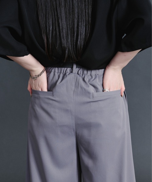 Ellno Loset（エルノロゼット）の「レースアップワイドバギーパンツ（その他パンツ・メンズ・アッシュグレー/ブラック・SMALL/MEDIUM/LARGE/X-SMALL）」の21枚目の写真