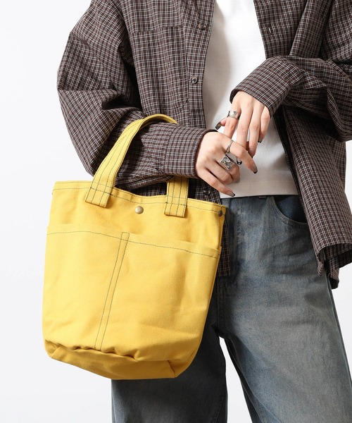 FUNALIVE(ファンアライブ)の「インドキャンバスミニトートバッグ(トートバッグ・レディース・イエロー/テラコッタ/レッド/カーキ/ブラック・FREE)」の21枚目の写真