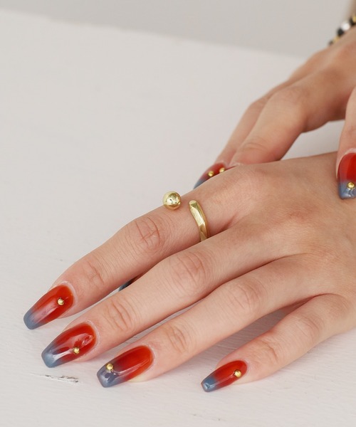 Akashic Tree（アカシックツリー）の「AkashicTree/アカシックツリー ゴールドボールリング/パールリング（リング・レディース・ゴールド系1/ゴールド系2・9-10/11-12）」の17枚目の写真